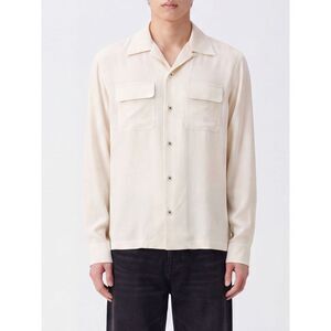 Amiri Men Amiri Long-Sleeve Polyester Shirt With Cuban Collar And Flap Pockets